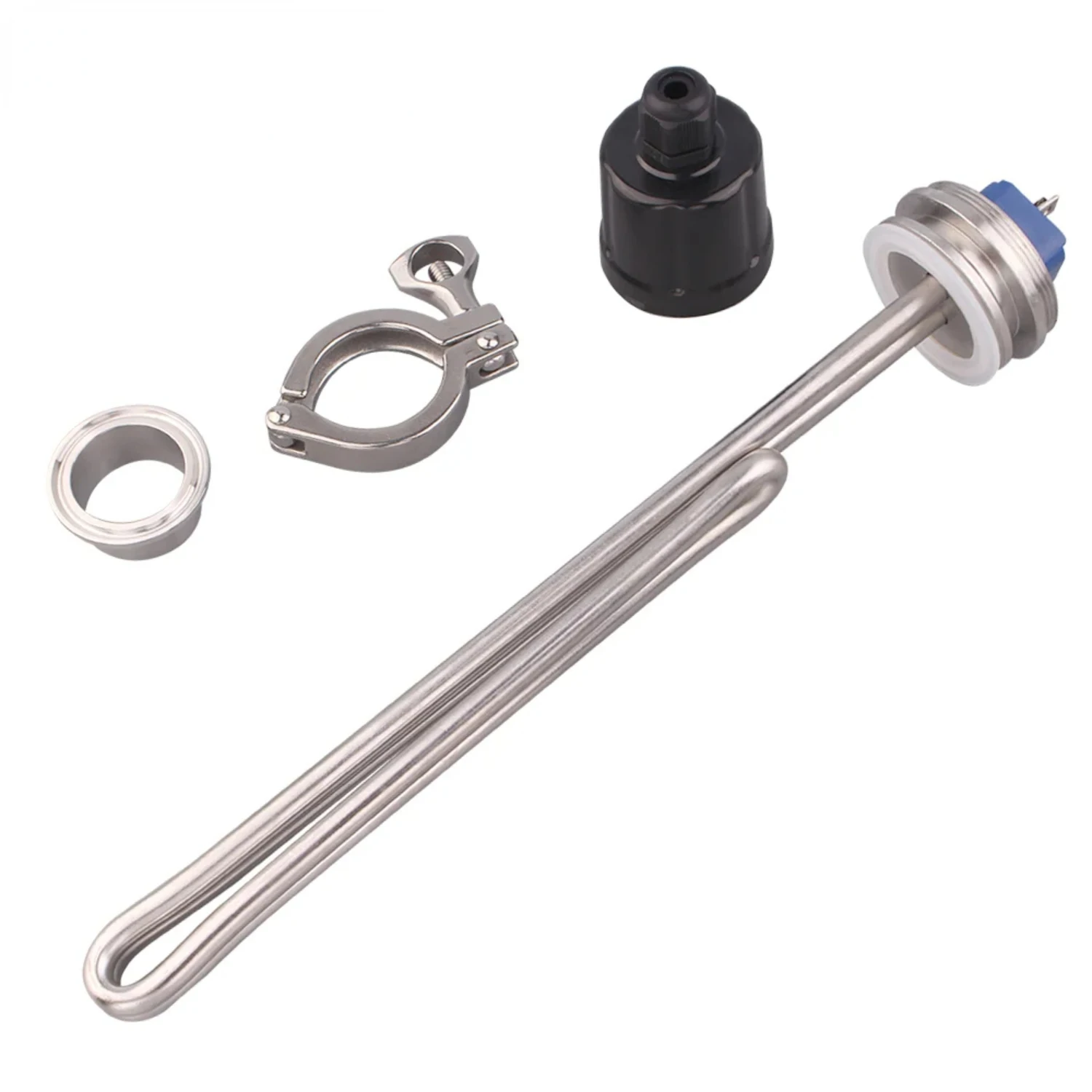 

1.5 Tri-clamp Brew Heater 240V Immersion Heating & triclamp & Ferrule Fitting 2.5kw/3.5kw/4.5kw/5.5kw