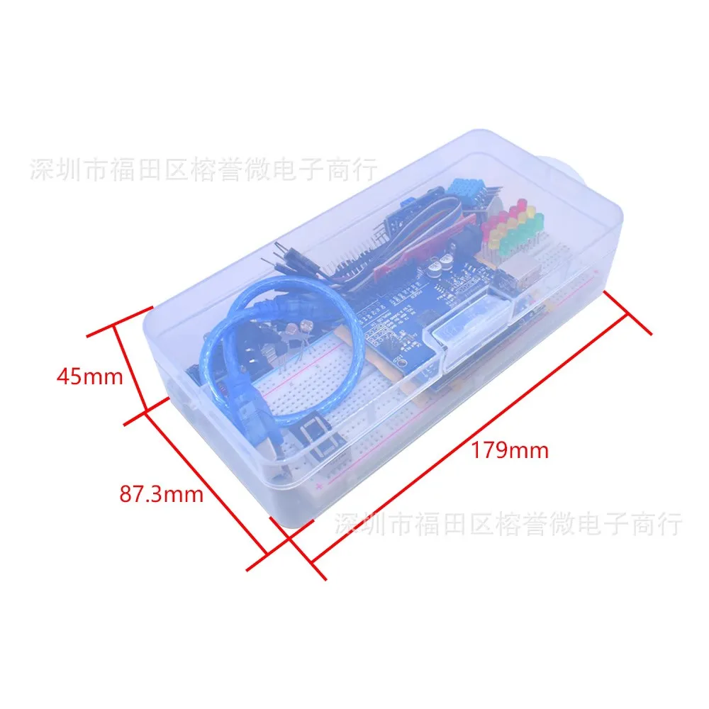 New Maker 830-hole breadboard kit suitable for UNO R3 basic kit components experimental accessories buzz