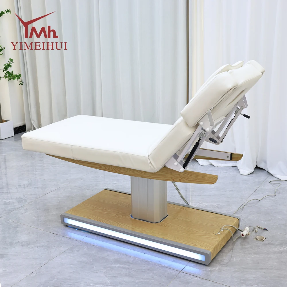 New design adjustable 3 Motor esthetician therapy salon beauty clinic bed spa massage beds