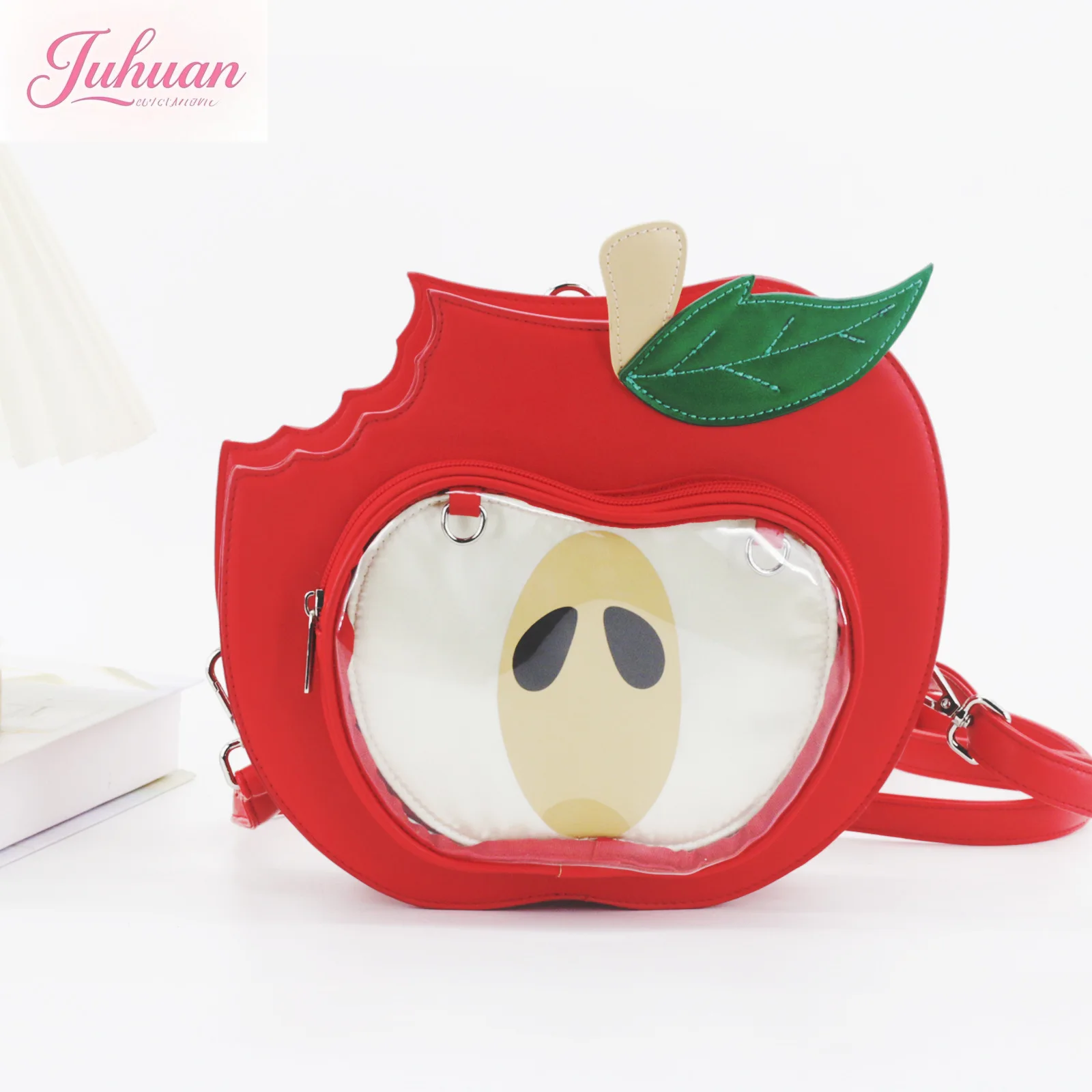 Japanese Original Cartoon Apple Lta Bag Student Commuter Women's Backpack Cute Large Capacity Shoulder Messenger Bags Female
