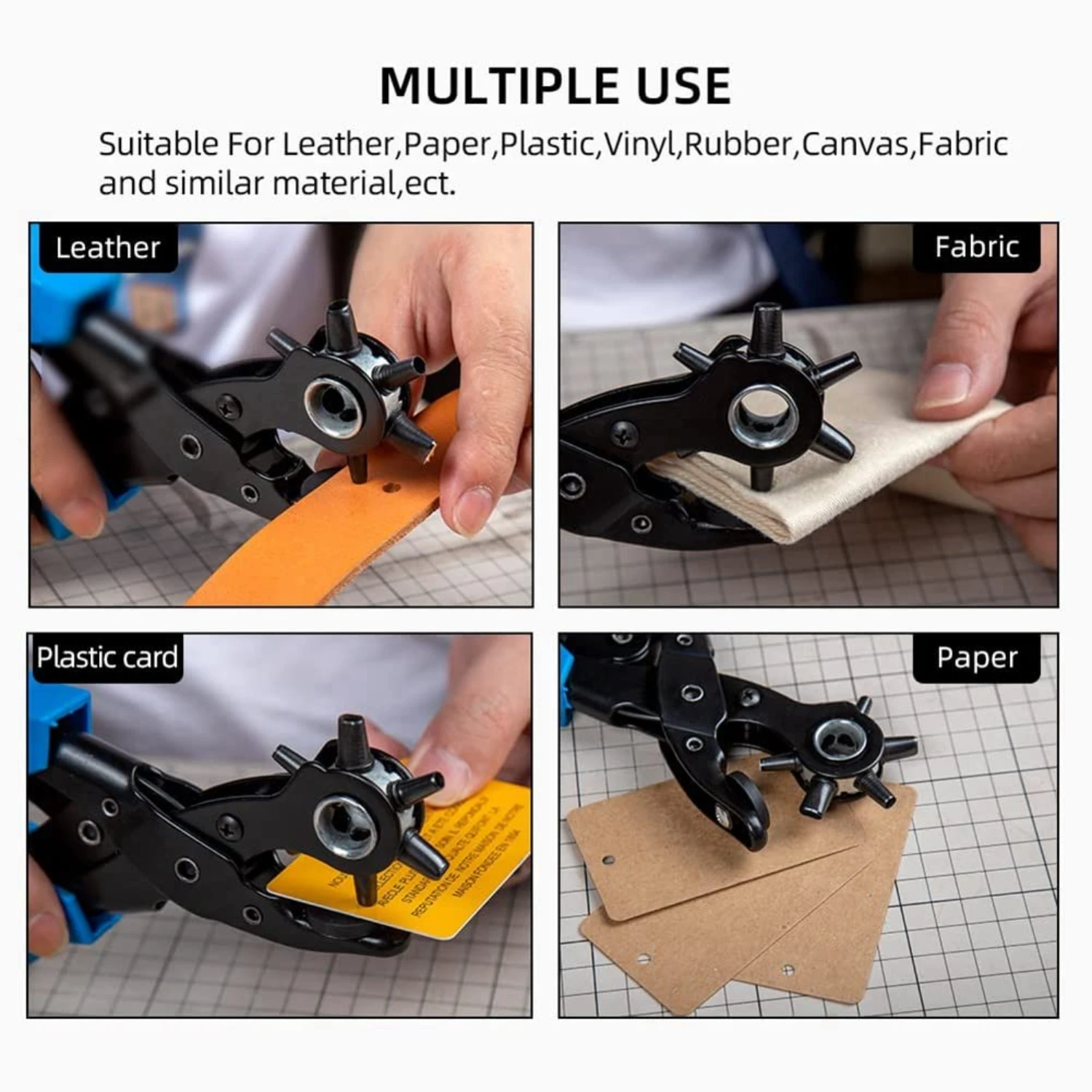 Rehaussez l'artisanat du cuir avec ce réfrigérateur, ensemble d'outils de travail du cuir de qualité supérieure, offrant un interchangeable polyvalent