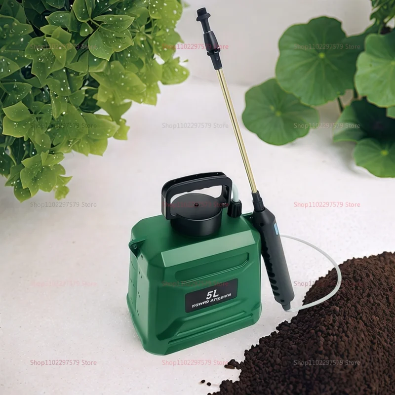 بخاخ حقيبة الظهر الزراعية سعة 5 لتر، رذاذ المبيدات الكهربائية ذات الضغط العالي للمزارع والحديقة #6