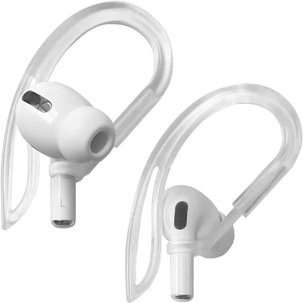 

Multi-Dimensional Adjustable Ear Hooks for AirPods Pro/3/2/1 Gen, Anti-Drop Sports Accessories (Transparent)
