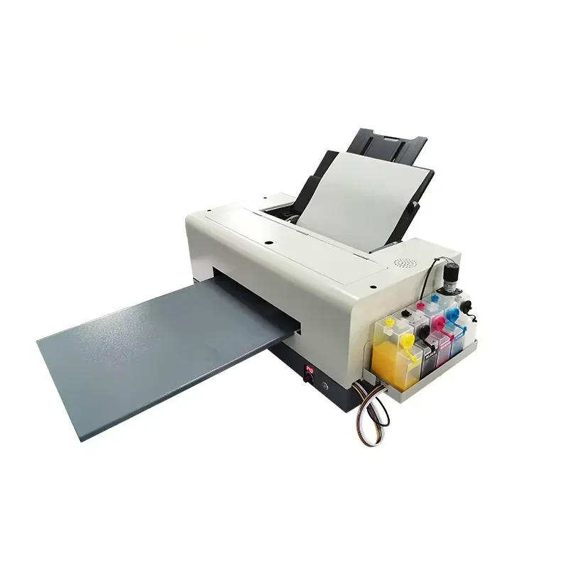 for L1800 Roll to Roll Digital Textile Desktop Printer A3 A4 PET Transfer Film DTF Printer for T Shirt Printing