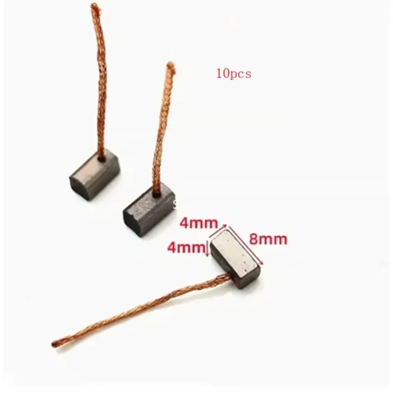 New for Yida Qida Sail Kaiyue Wiper Carbon Brush 4X4X8 4X4X10 Automatic Door Motor with Copper Carbon Brush 4*4*10 4*4*8