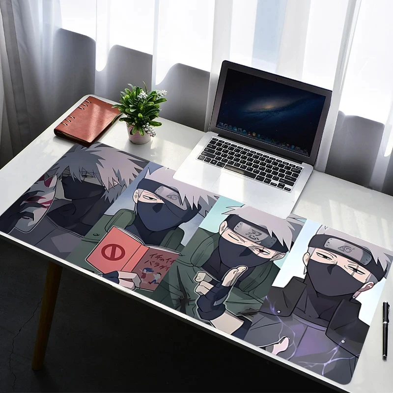

Mouse Pad Non Slip Rubber Mousepad Laptop Gamer Cabinet Keyboard Pad Office Computer Gaming Naruto Kakashi Hatake Desk Mouse Mat