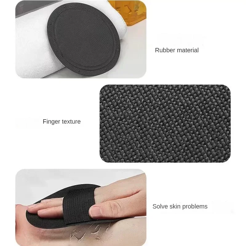 1pc Silica Gel Painless Scrub Bath Round Bath Supplies Household Bath Strong Rub Back Ash Rub Mud Exfoliating Brush