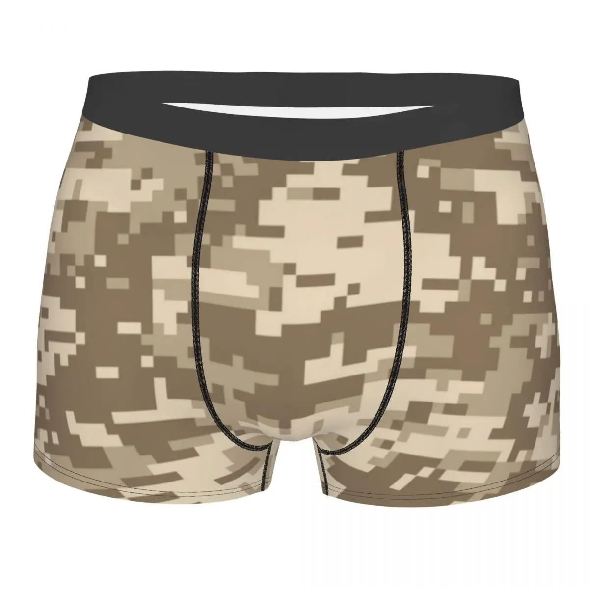 

Desert Digital Camo Underwear Men Sexy Print Multicam Military Camouflage Boxer Shorts Panties Briefs Breathbale Underpants