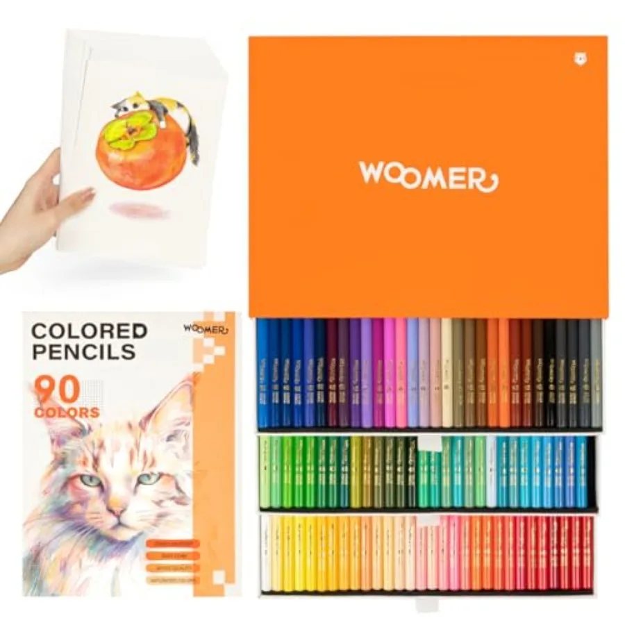 

Colored Pencils : 3.8mm Soft Core Smooth as Cream Lightfast Rating Marked on Every Pencil Not Easy to Break Open Inventory Slid