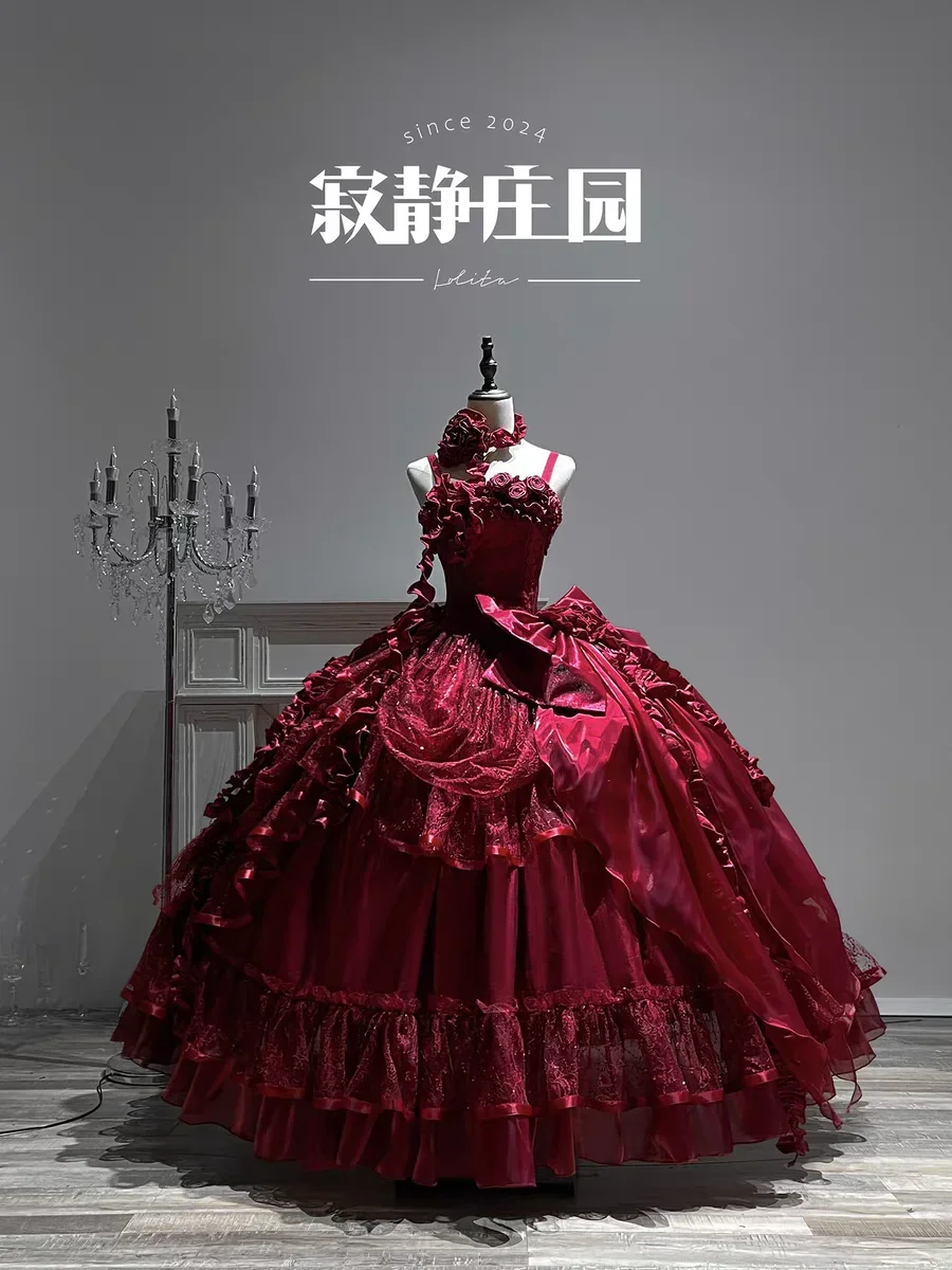 Goth Red Fish Bone … - image