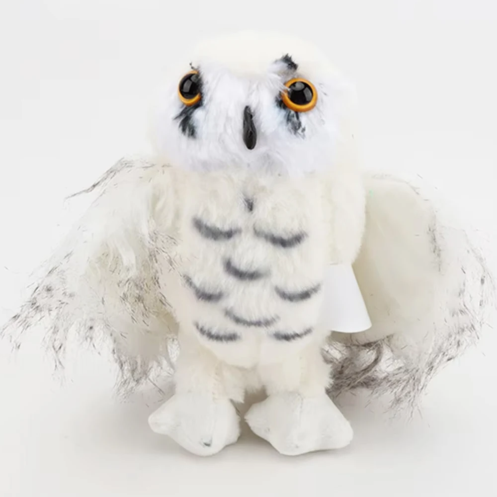 20cm Cartoon White Owl Plush Toys Soft Stuffed Animals Cute White Eagle Plushie Toys Kids Toys Home Decor Girls Birthday Gifts view 2