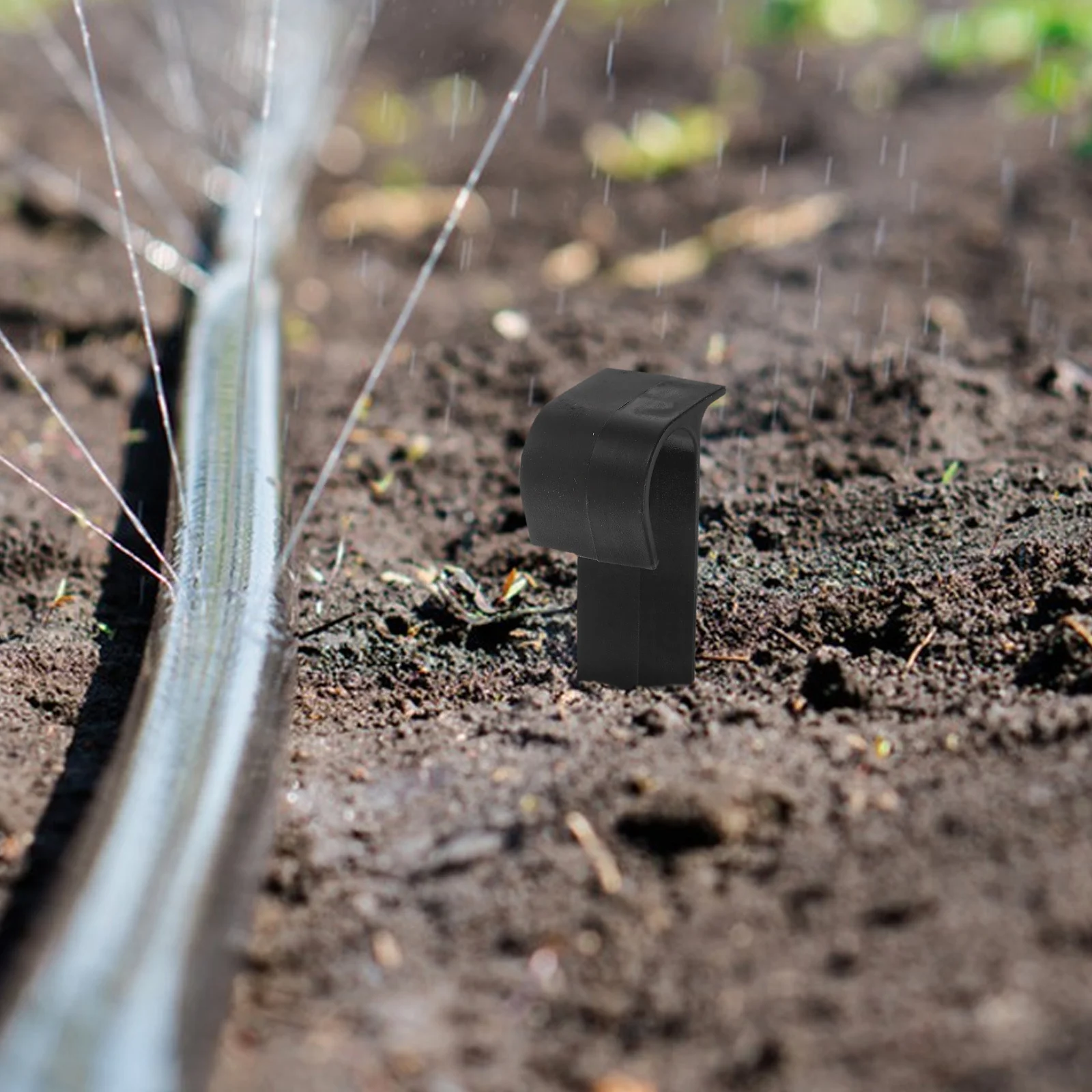 10 قطعة مثبت الحديقة على شكل حرف L حصة النبات دعم القطب بالتنقيط الري حامل الأرض إدراج قابلة لإعادة الاستخدام مادة Pp حديقة