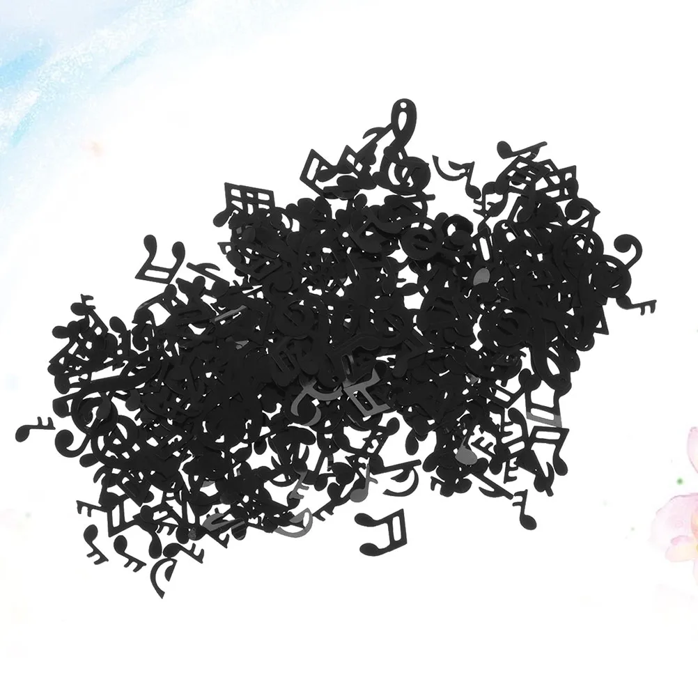

75G Musical Note Confetti Premium Black Table Decoration for Wedding Birthday Party Romantic Atmosphere DIY Craft Room Decor