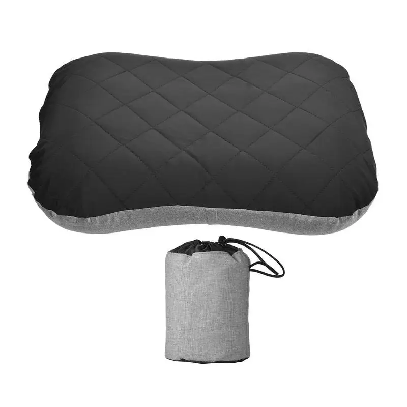 almofada inflavel ultraleve para camping travesseiro de viagem apoio lombar do pescoco quadrado almofadas inflaveis para mochila 01