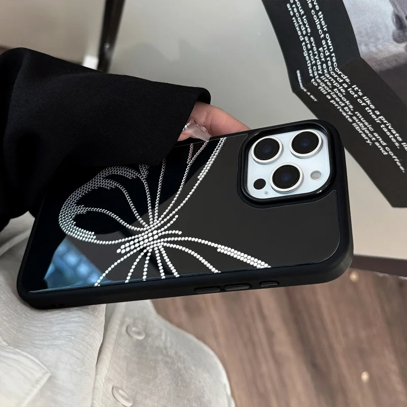 

Gilded ins Butterfly Suitable for 16 plus Apple 15 pro max Phone Case iPhone 14 Acrylic 17 Personalized European and American