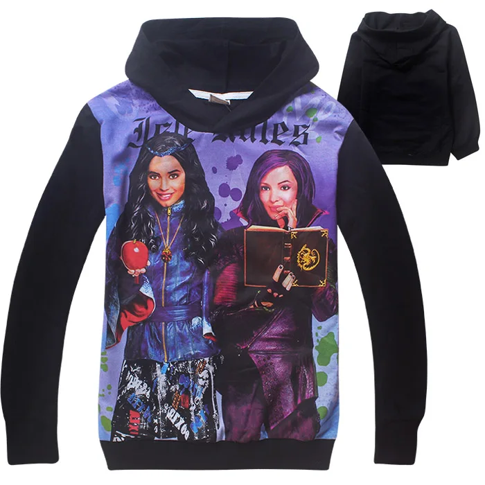 Descendants Big Girls Hoodies Clothes for 8-13Years Adolescent Girls Children Hooded  Sweatshirts Cotton Girls T Shirts