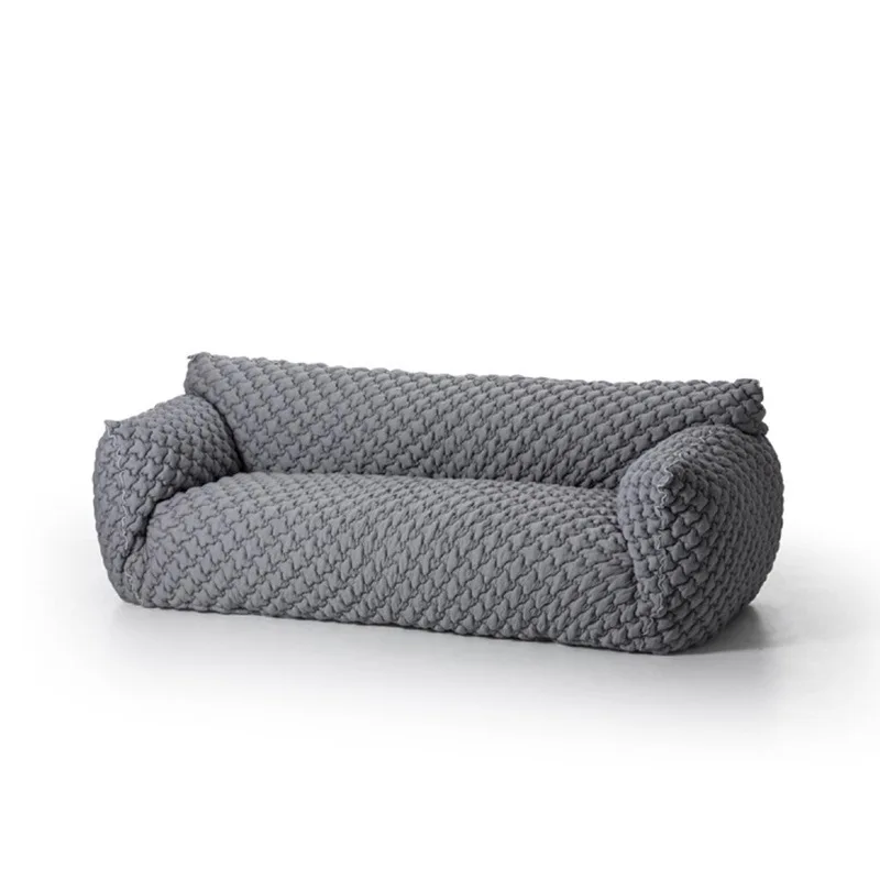 

Fabric sofa Italian modern simple small apartment three-person sofa living room
