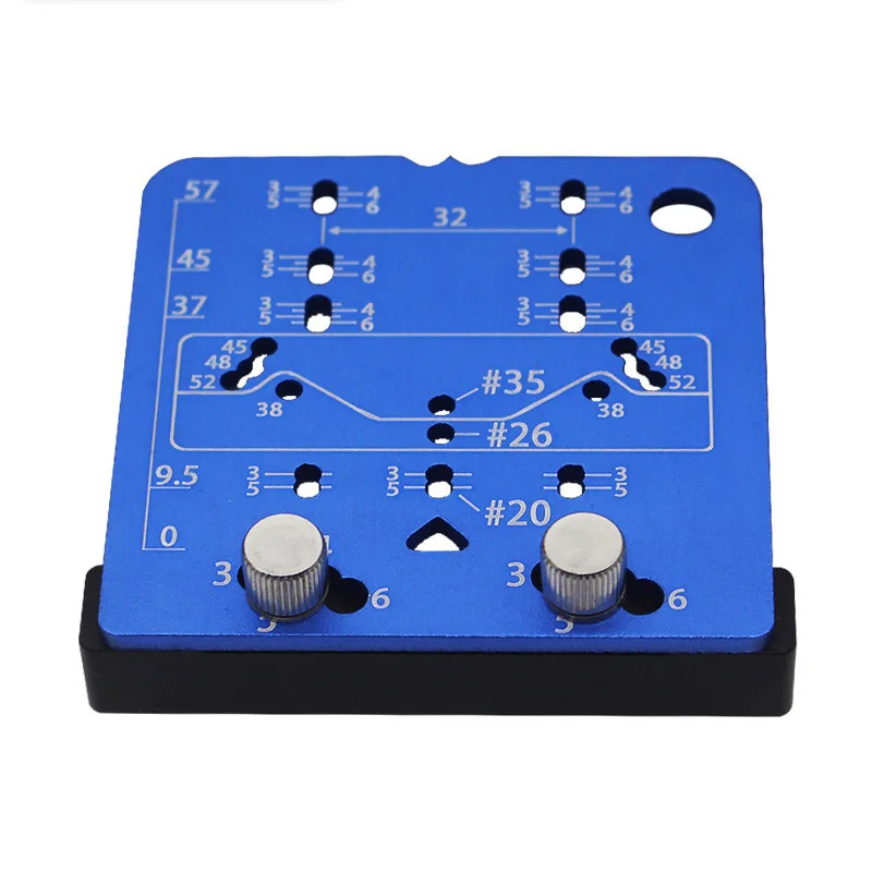 

Cabinet Door Hinge Jig Concealed Hinge Jig Positioning Plate Cabinet Hardware Jig Marking Template for 26/35mm Concealed Hinge