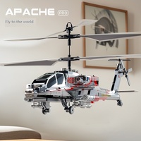 Xk1 3.5ch Remote-Controlled Helicopter Apache Fixed Altitude Fighter Model Aircraft Simulation Drone Children'S Boy Toy
