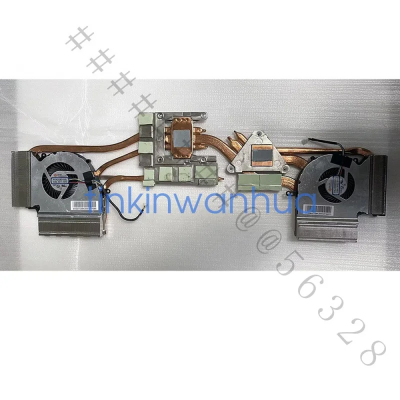 New CPU GPU Heatsink Cooling Fan Assembly For MSI GE75 GP75 MS‑17E8 GTX1650 Laptop Internal Radiator Cooler Replacement Repair P