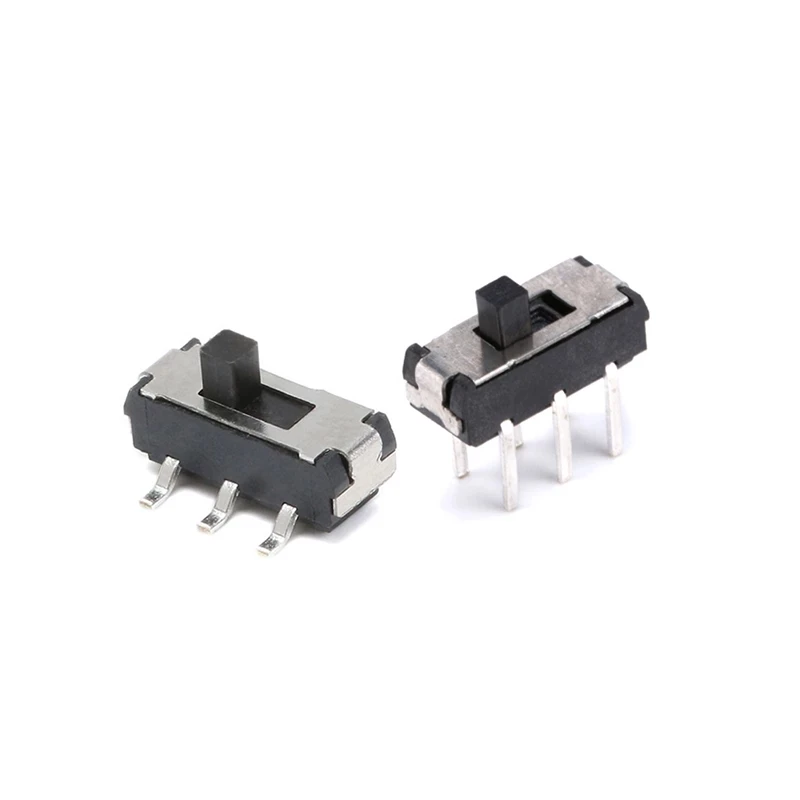 

10PCS MSS-22D18 2P2T DIP 6 pin 2 position SMD/DIP mini Interruptor toggle switches，handle high 2MM 3MM 4MM micro slide switches