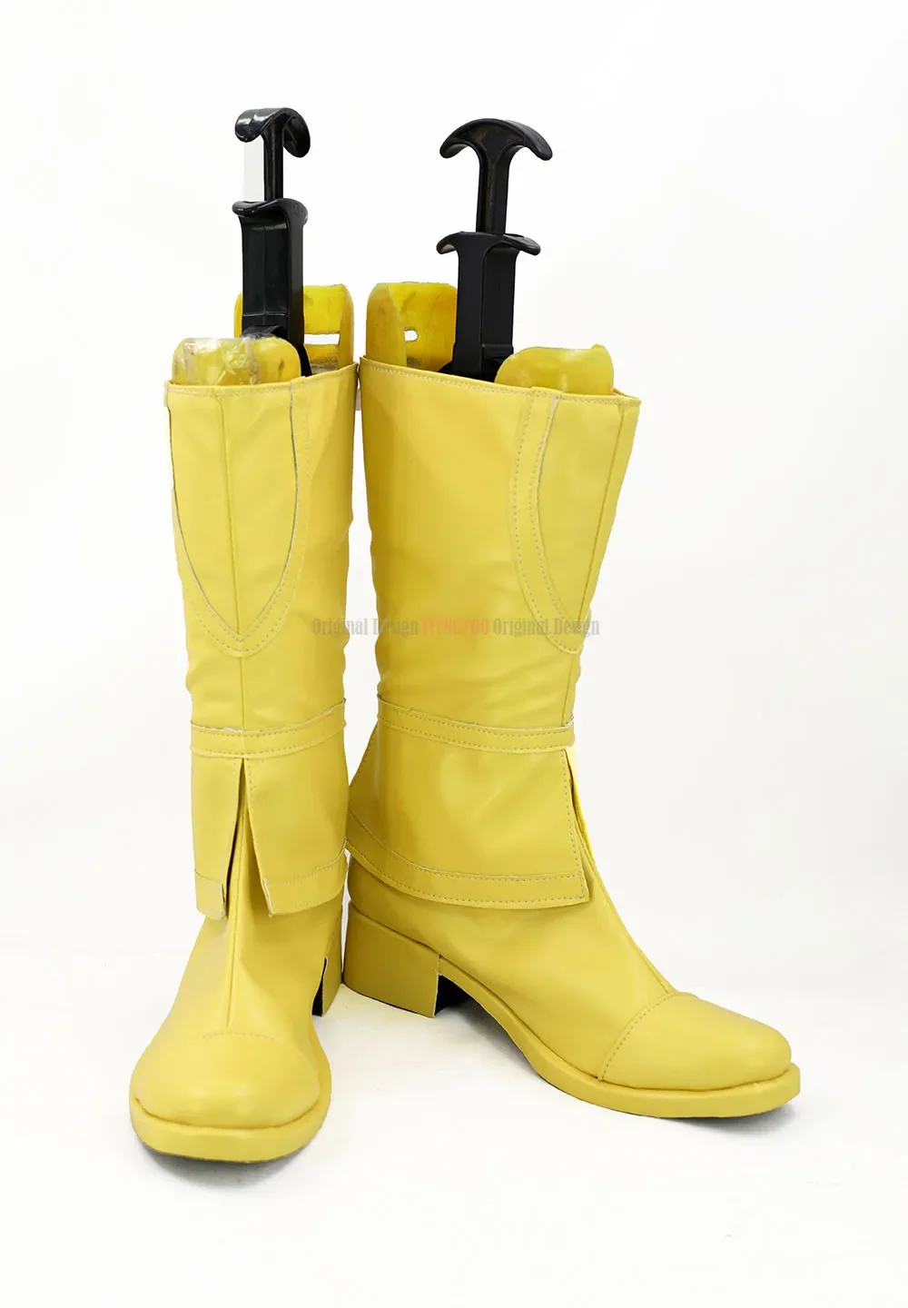 Kouen Ren Shoes Cosplay Magi The Labyrinth of Magic Kouen Ren Cosplay Boots Yellow Shoes Custom Made