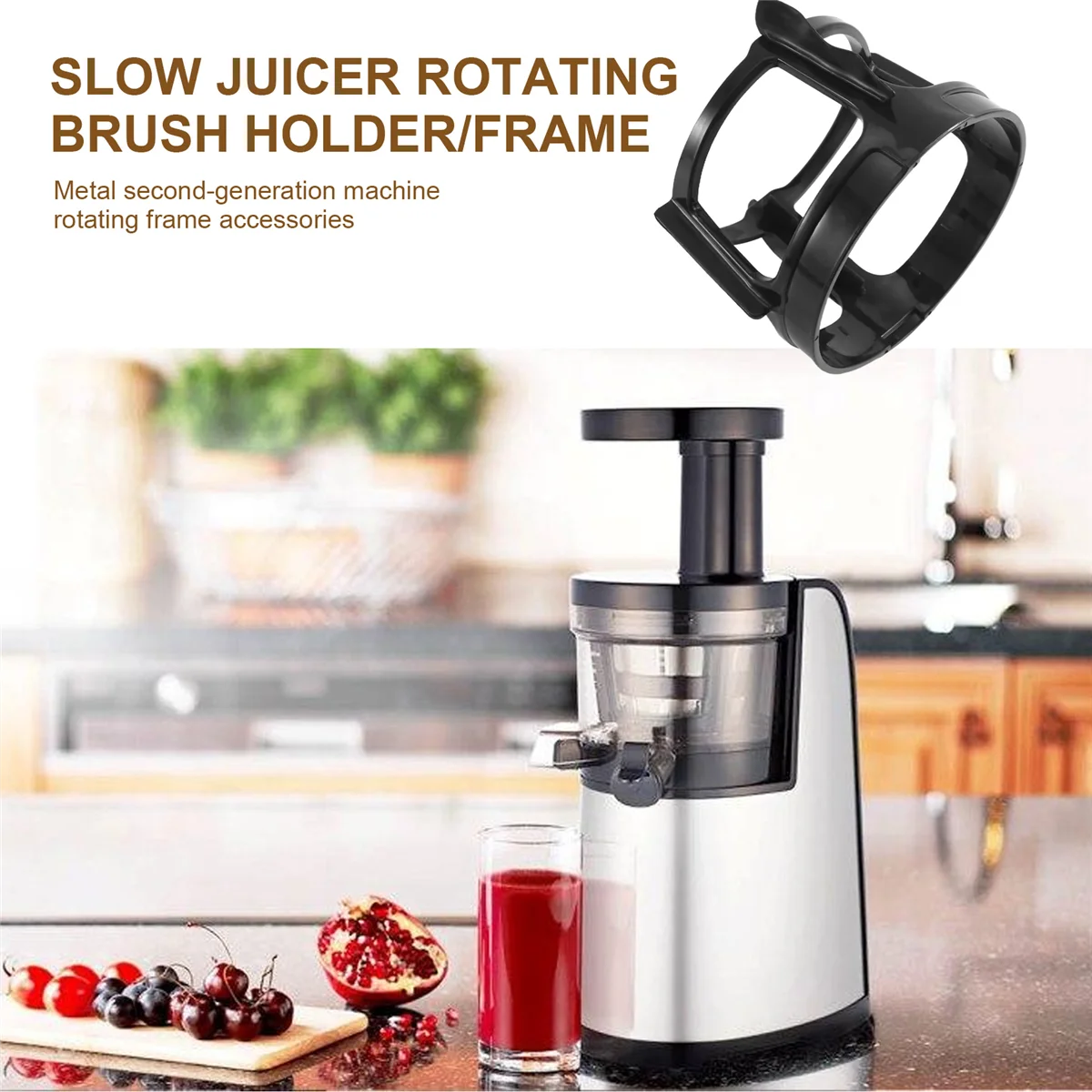 for Hurom HH/HG Elite Slow Juicer Spare Parts Hurom Hu-600Wn Huo15Fr Hh-Sbf11 Hu-19Sgm Hu-1100Wn Rotating Brush Holder Complete
