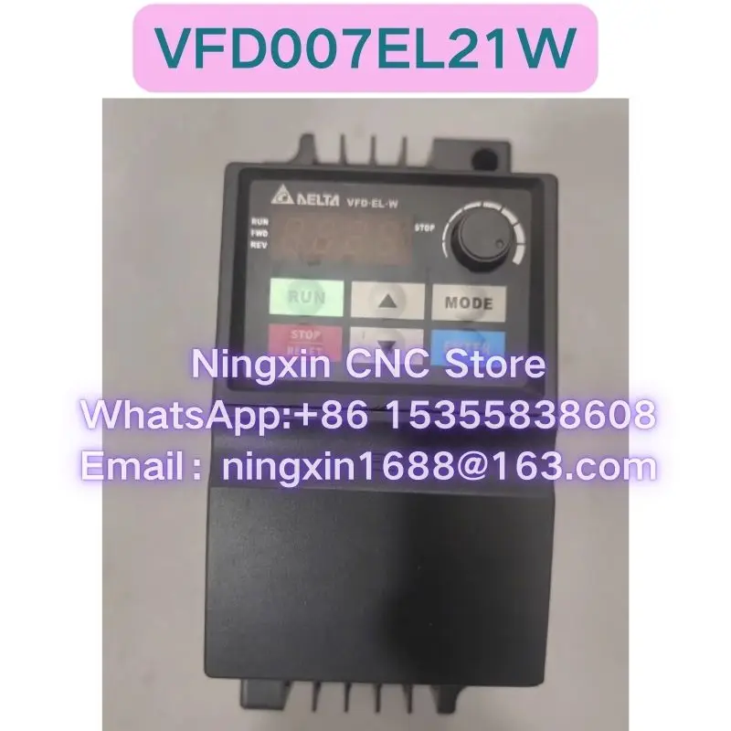 

Подержанный инвертор VFD007EL21W Функциональный тест ОК Быстрая доставка