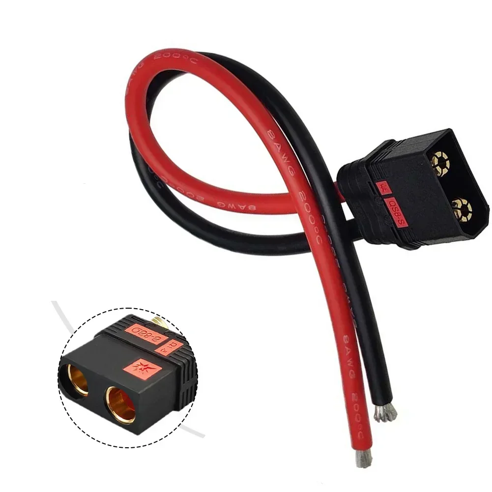 QS8-S Spark Proof Cable Connector for 110A Current with 10AWG Wire Suitable for Electric Vehicle and FPV Battery Use