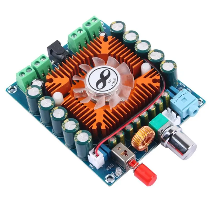 LXYB18B TDA7850 Four Channel Car HIFI Digital Power Amplifier Module Board 50Wx4 High Fidelity Fever Level