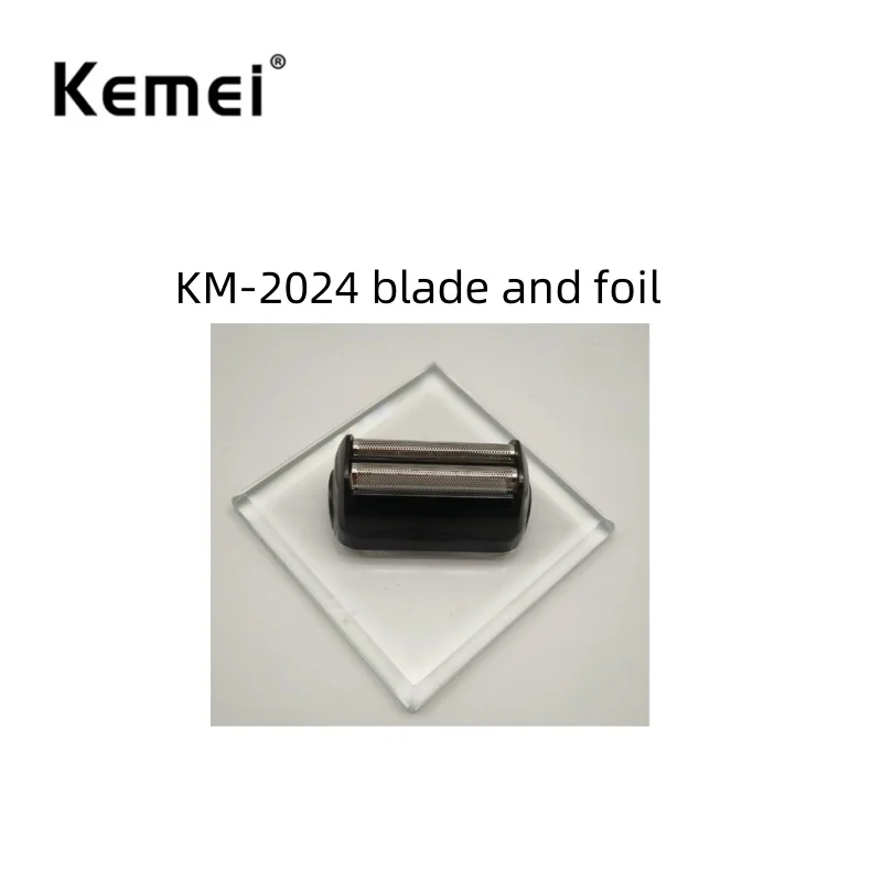 Kemei KM-2024 Shaver Replacement Blade Head and Foil Genuine Factory-produced Razor Original Replacement Accessories