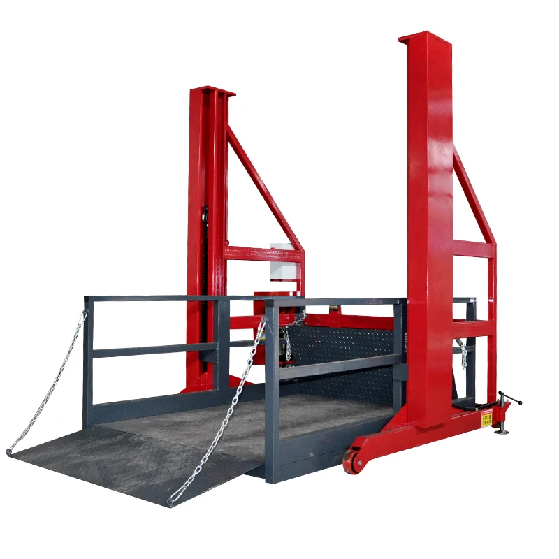Mobiler Lade- und Entladeplattformcontainer zum Laden und Entladen, Heben, hydraulischer Heben, 2 Tonnen, 3 Tonnen, grundierungsfrei, vier