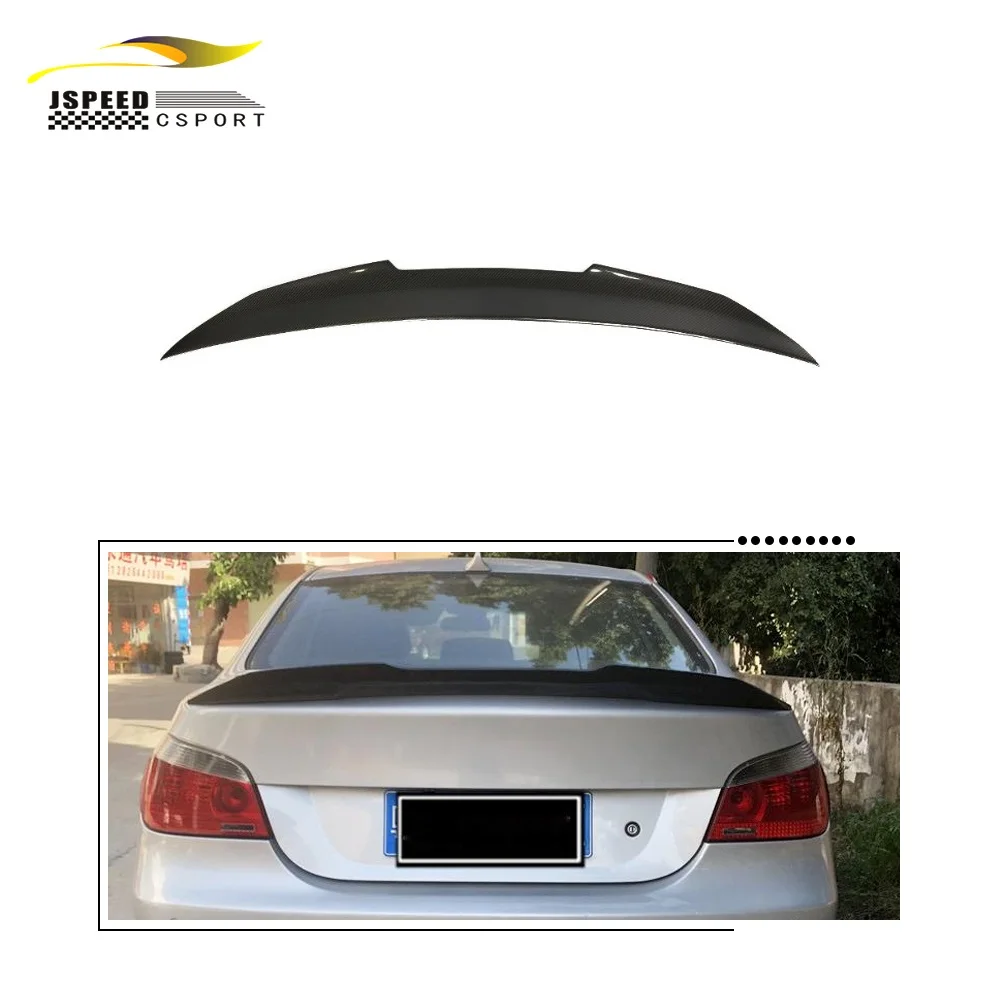 

Suitable for Carbon fiber rear trunk spoiler of BMW 5 Series E60 2004-2009