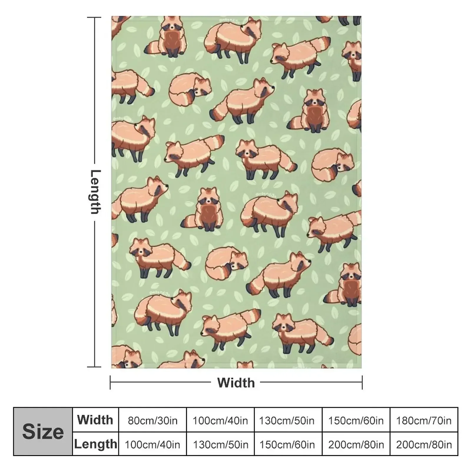 Tanuki Throw Blanket Sofa Throw decorative Thermal Fashion Sofas Thin Blankets For Sofas Blankets