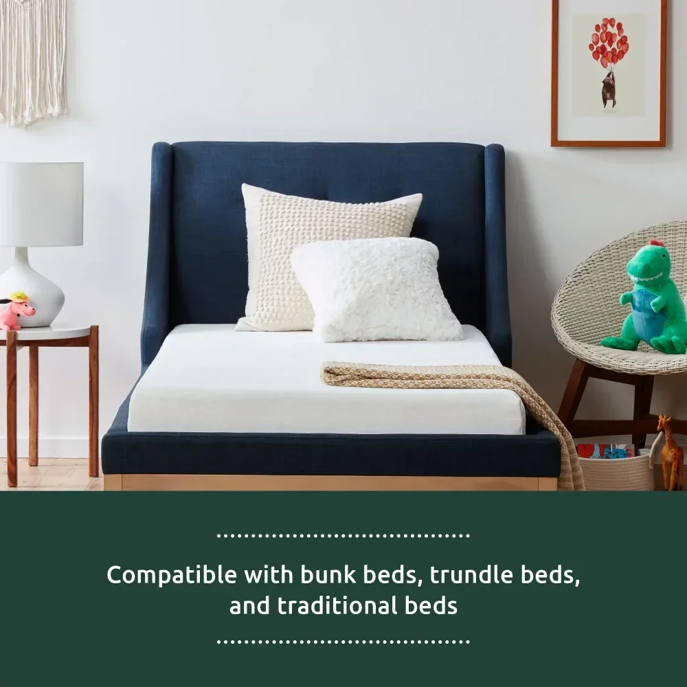 6 "Waterdichte Gel Traagschuim Kindermatras, Tweeling