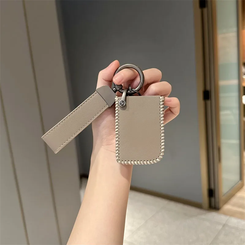 

Leather Car Remote Fob Cover Holder Shell Key Case For LYNK&CO 05 09 01 06 02 03 LYNK CO Keychain Auto Protector Accessories