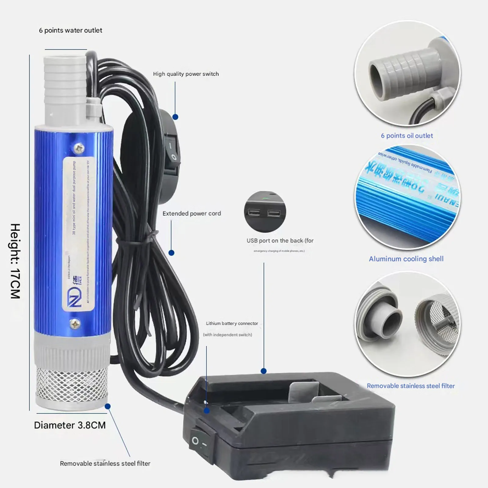 نطاق سياج كهربائي بمدى 10 كجم - يعمل بالطاقة الشمسية/البطارية/التيار المتردد للماشية/الخيول مع تصميم مقاوم للماء وردع النبض الآمن