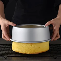 1pc-6 Inch Removable Bottom Cake Pans Round Heart Square Cake Mold Non-Stick Baking Pans