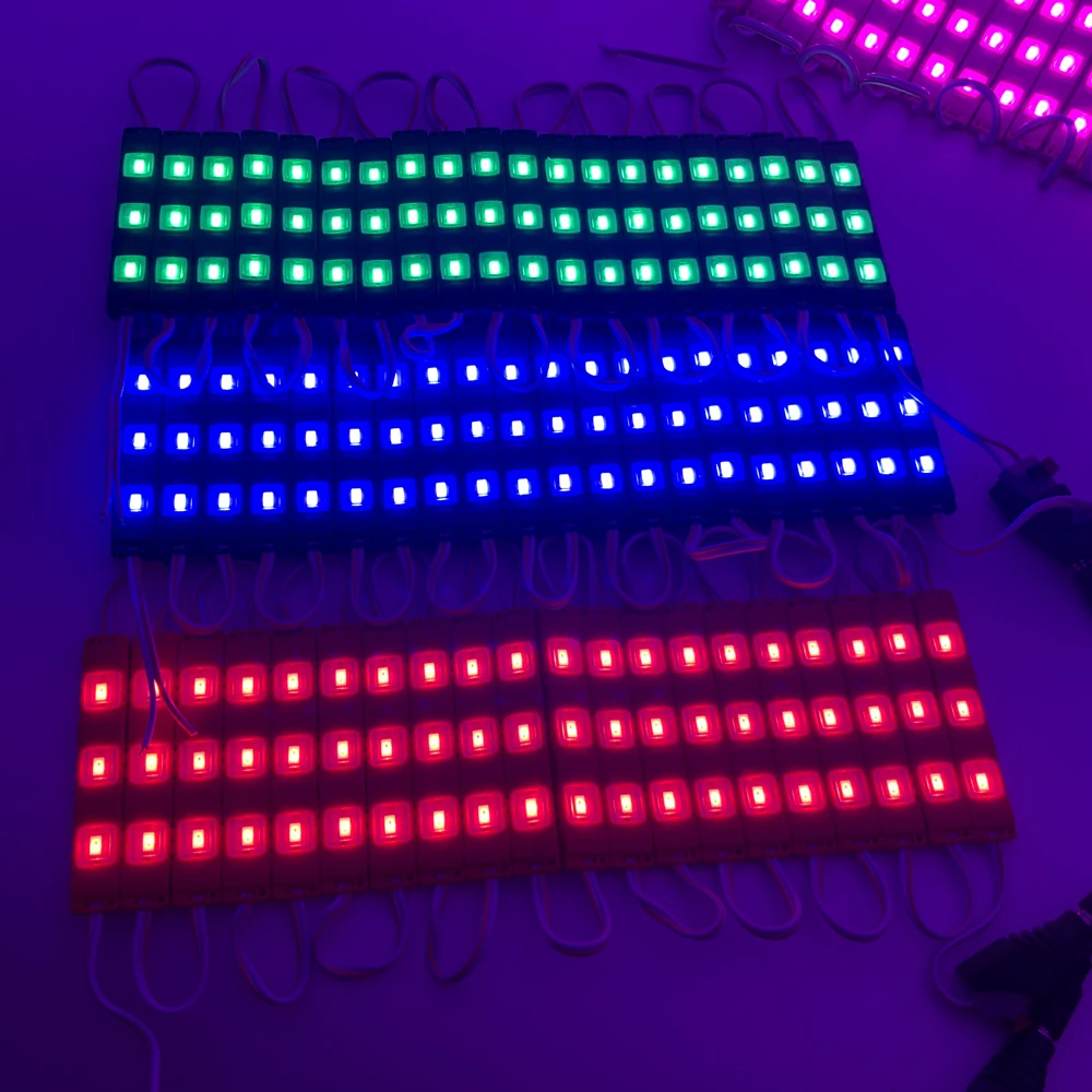 

20pcs DC12V Super Bright Led Modules Waterproof 5730 3LEDs Injection Molding LED Lighting White/Red/Green/Blue/Yellow/Pink/Warm