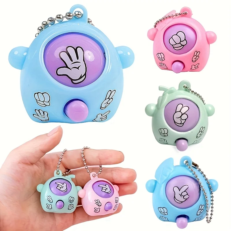 5/10/15Pcs Mini Pop Keychains Toddler Sensory Fidget Toys Bulk Classroom Prizes Kids Birthday Party Favors Gift Bag Fillers