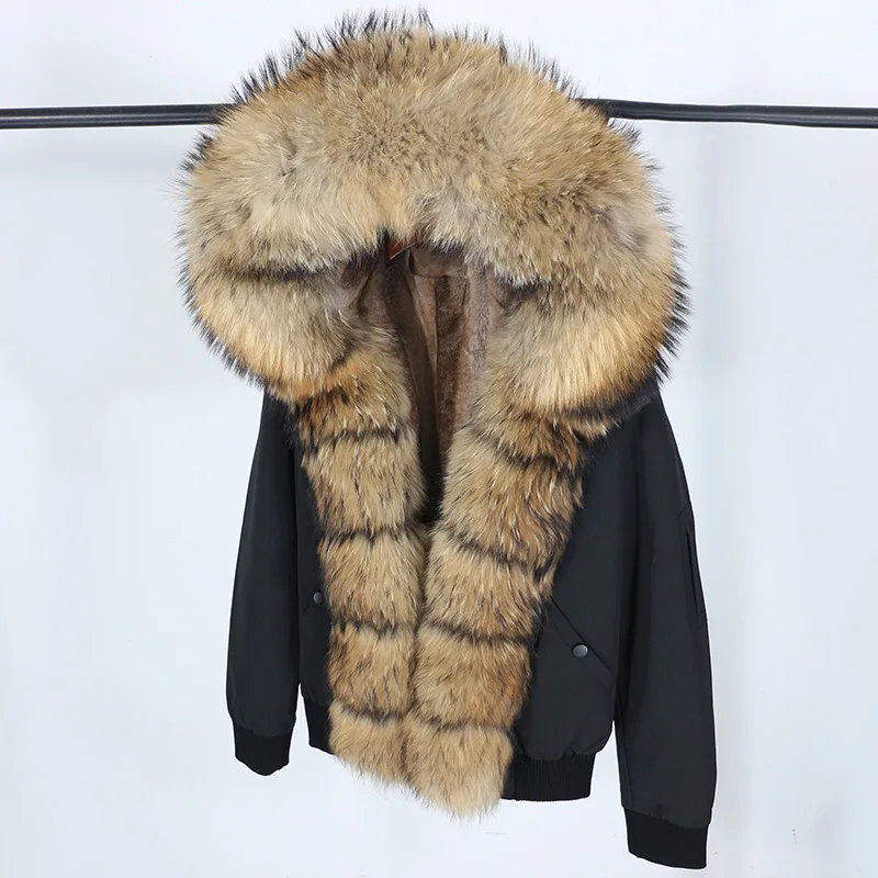 

2023 new style pie overcomes thickened artificial fur liner, detachable real fox fur large fur collar jacket and fur coat