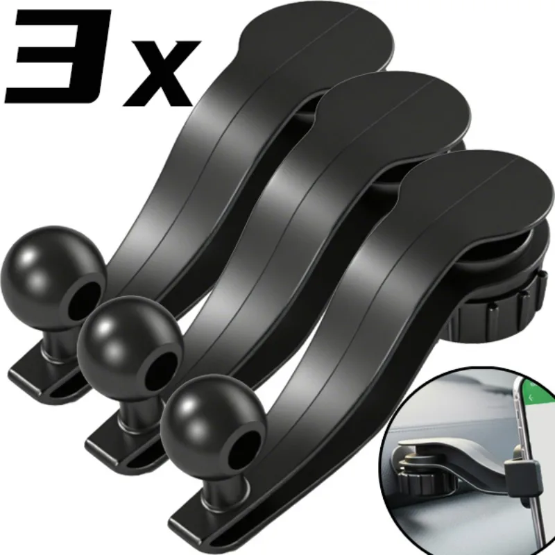 

Dual Ball Head Phone Mount Extension Rod for Car 360 Rotation Adjustable Arm 17mm Mounts Universal Phone Holder Stand