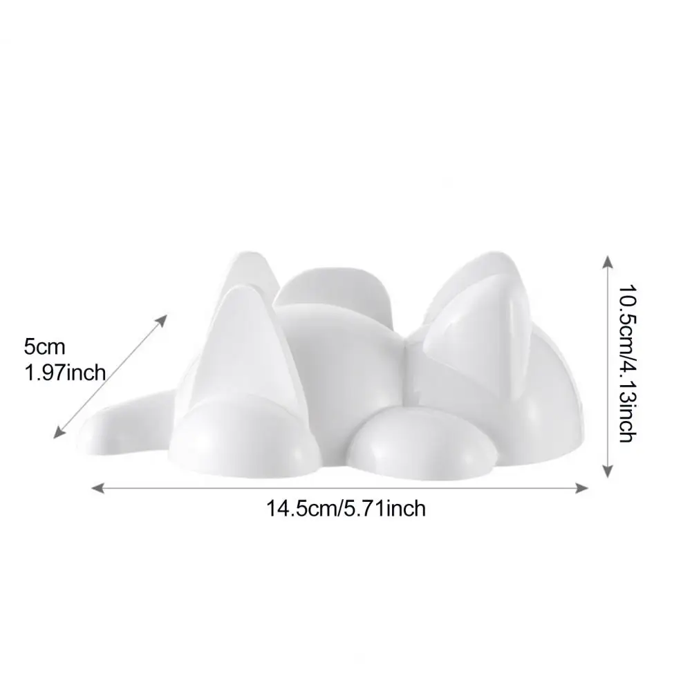 1/3/5Pcs Rice Ball Mold Food Grade Material Cat Shape Lying Flat Design Sushi Mold Easy Press Rice Ball Maker Onigiri Mold