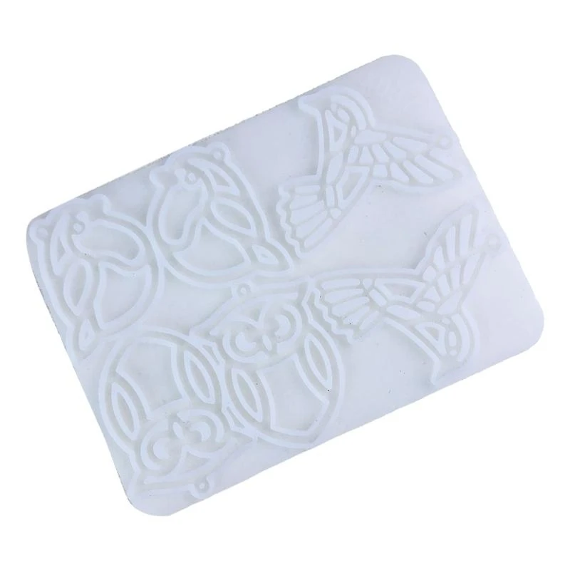 N7YF Sturdy Silicone Earring Mould Featuring Birds Themed Designs Suitable for Jewelry Designers and Craft Supplies