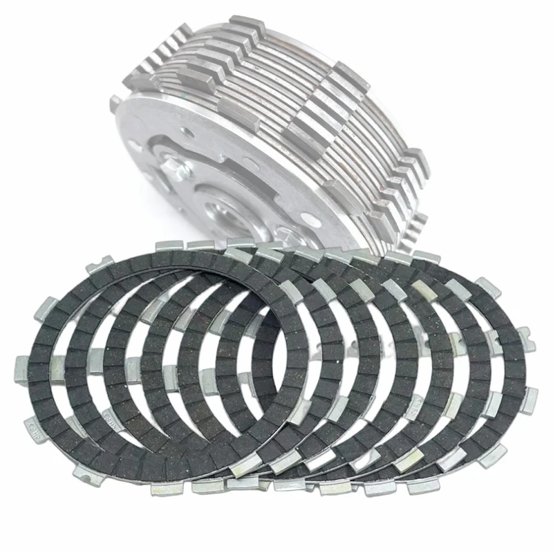 For Kawasaki KX125 1994 1995 1996 1997 1998 1999 2000 2001 2002 2003 2004 2005 Clutch Friction Disc Plate Kit 7 PCS