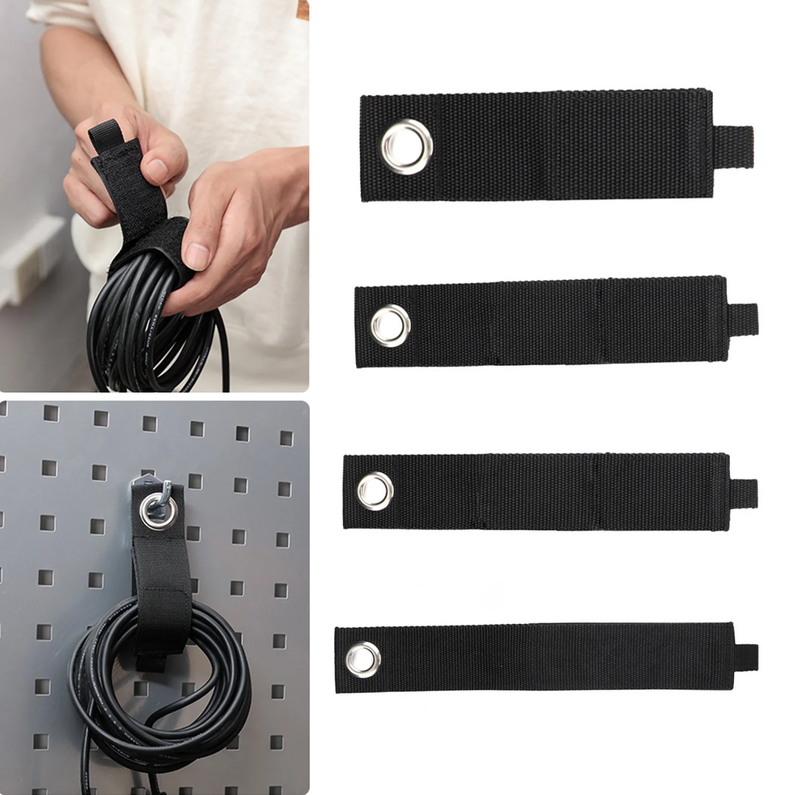 Extension Cord Holder Organizer for Garage, Basement and RV, for Hanging Cables, Hoses, Ropes and Tools