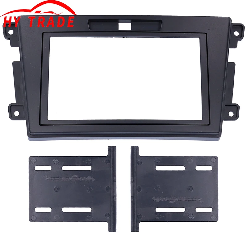 

HY 2Din Car Stereo Radio Fascia CD Dashboard Frame for Mazda CX‑7 2006 2007 2008 2009 2010 2011 2012