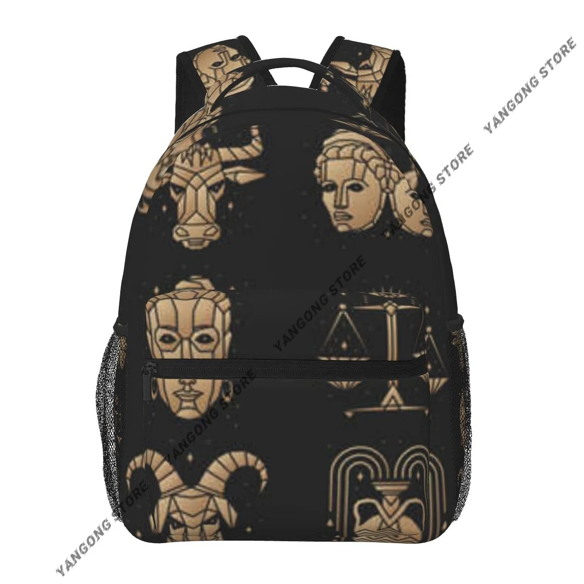 Backpack Casual Travel Bag Zodiacal Symbols School Bag Fashion Shoulder Bag For Teenage Girl Bagpack