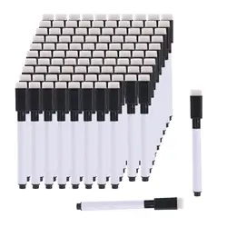 100Pcs Whiteboard Marker Pens Water Colour Writing Pen Markers Writing Pen Kids Gift Art Craft for School Office