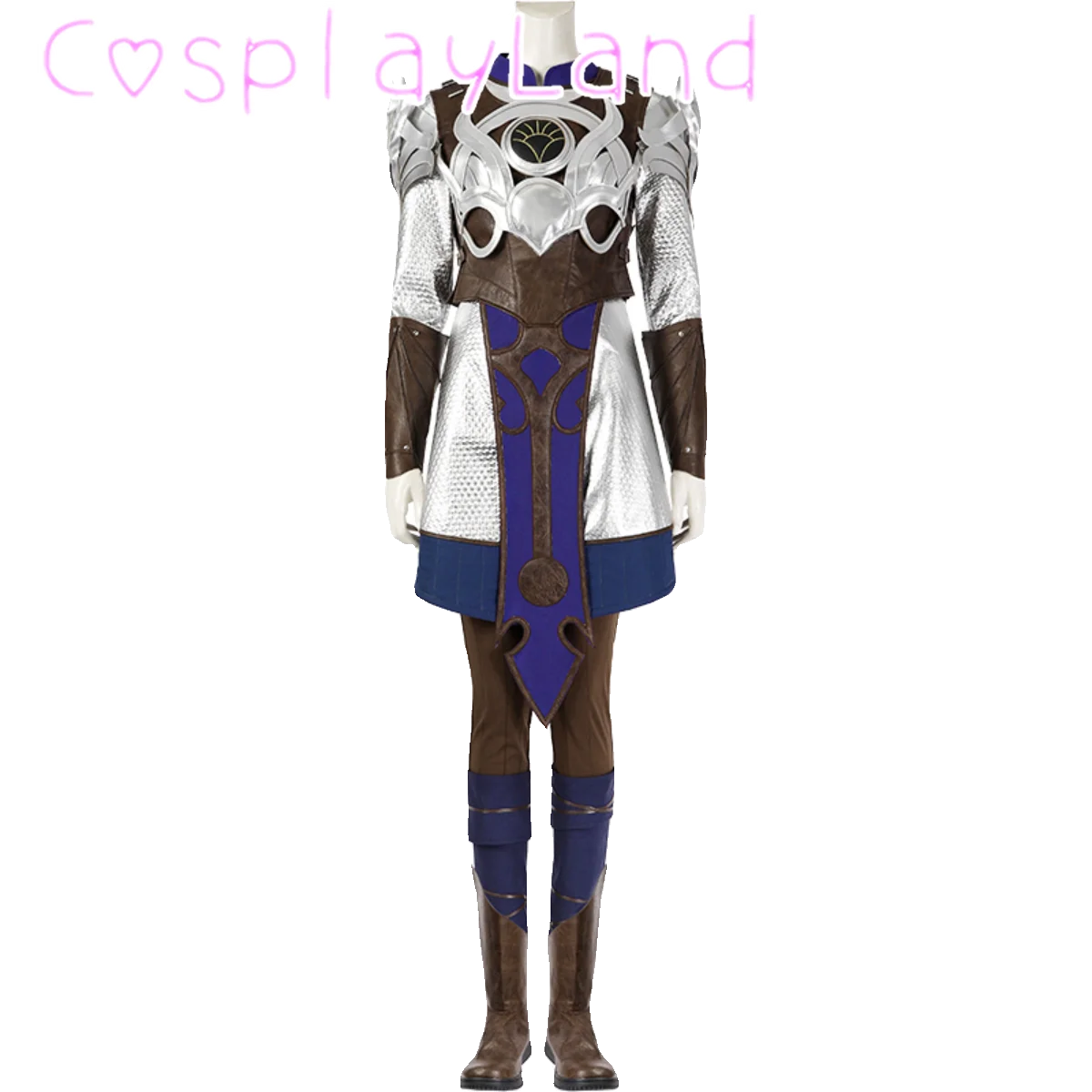 Shadowheart Cosplay Costume Full Set with Shoes Women Disguise Costume Baldur Cos Halloween Carnival Outfit Comic Con